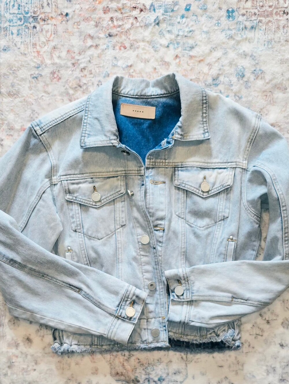BLANKNYC Light Wash Denim Jacket Size Small 100% Cotton - Picture 3 of 11